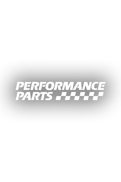 Reysa Tasarım Performance Parts Car Sticker 17X17 cm White