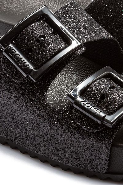 ZAXY Partner New Women's Slippers Silvery Black 35/42