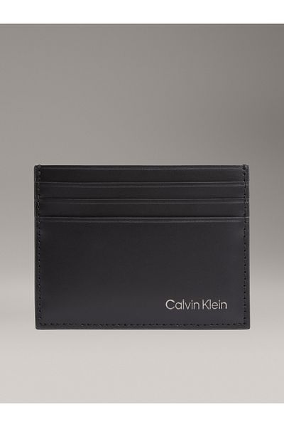 Calvin Klein Calvin Klein Men Black Smooth Credit Cardholder