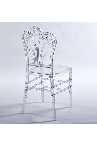rexa Clear Acrylic Chiavari Chair – Elegant Transparent Seating for Events & Dining
