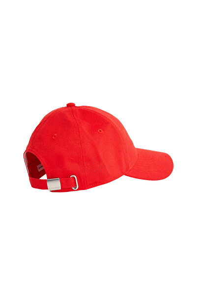 Calvin Klein Men Red Alert Mono Logo 5 Panel Cap