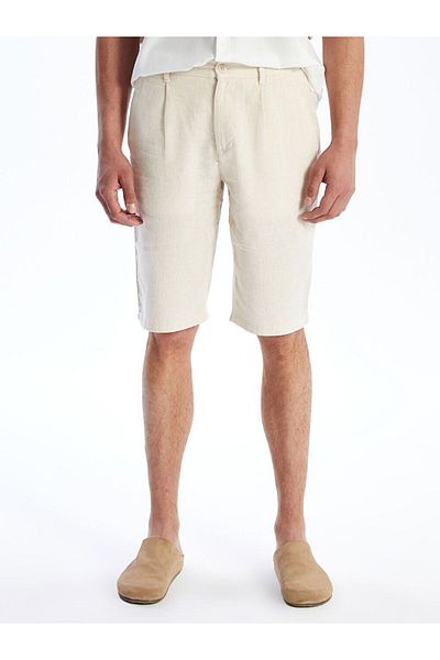 LC Waikiki Ανδρικό σορτς SOUTHBLUE Standard Fit Λινό Μικτό