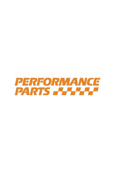 Reysa Tasarım Performance Parts Car Sticker 17X17 cm Orange