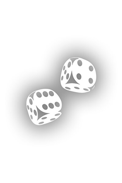 Reysa Tasarım ملصق سيارة زار مقاس 17×17 سم باللون الأبيض