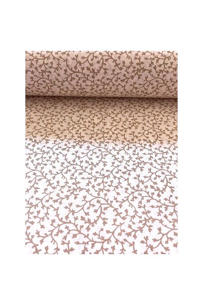 Freedom Material textil, bumbac 100% natural latime 240 cm, model crengute bej