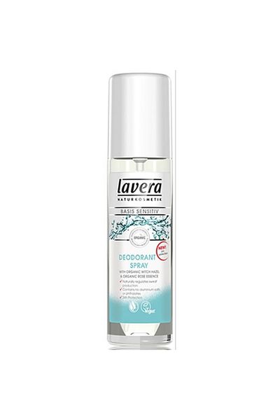 Lavera Deodorant Spray BIO Natural Sensitiv 48h, Basis Sensitiv, 75ml - LAVERA