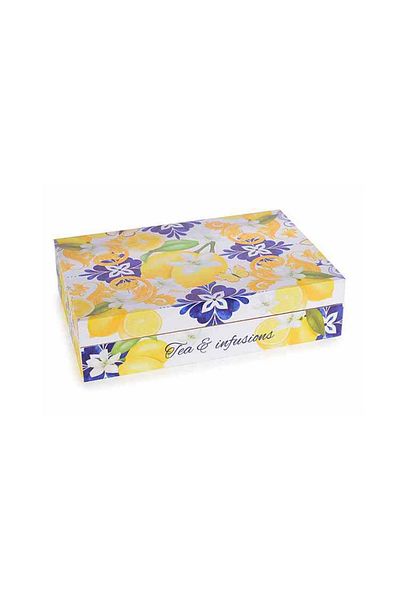 Decorer Cutie ceai lemn decor Lamai 24x16x6 cm