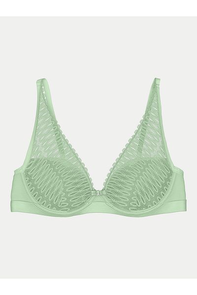 Triumph Women's Bralette 10216460 AURA SPOTLIGHT T WP Green