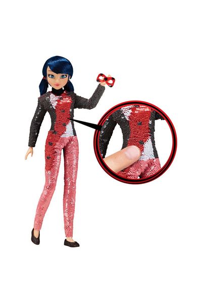 Playmate Miraculous Fashion Flip Ladybug doll in Marinette