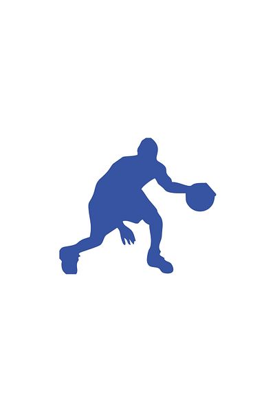 Reysa Tasarım Basketball Silhouette Car Sticker 17X17 cm Blue
