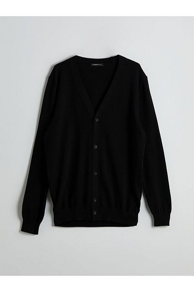 LC Waikiki Ανδρική πλεκτή ζακέτα LCWAIKIKI Classic Standard Fit V-Neck