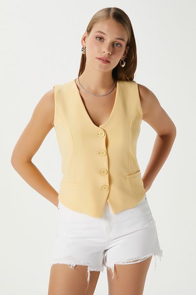 Ritnice Women's Milena Lined Yellow Vest