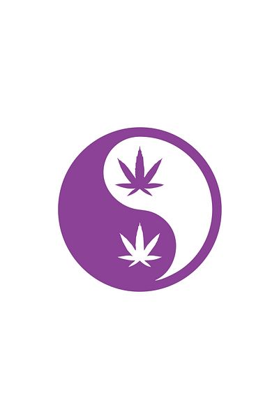 Reysa Tasarım Ying Yang Car Sticker 17X17 cm Purple