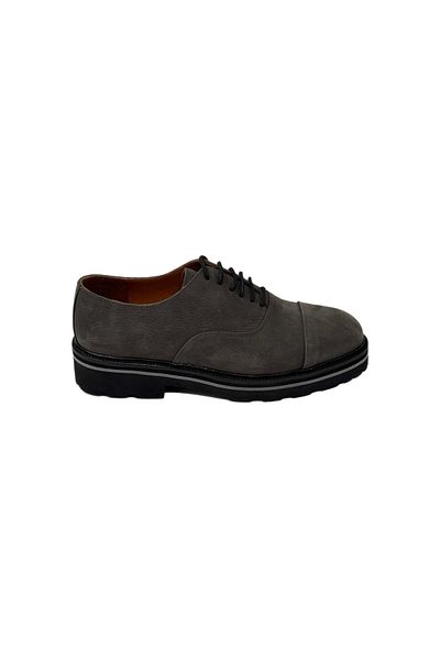 CLASS WOOD Classwood 19886 High Sole Genuine Leather Men's Classic Shoes Nubuck Gray