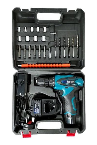 Hi Max Cordless Drill Machine Wireless Electric Screwdriver, DC12V 2 Battery