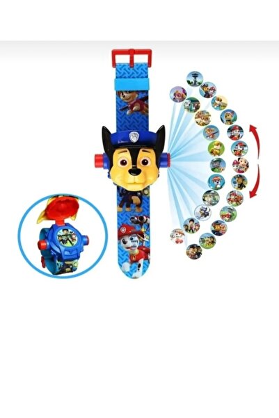 Genel Markalar Projeksiyonlu Dijital 24 Adet Figür Karakter Yansıtan Çocuk Saati