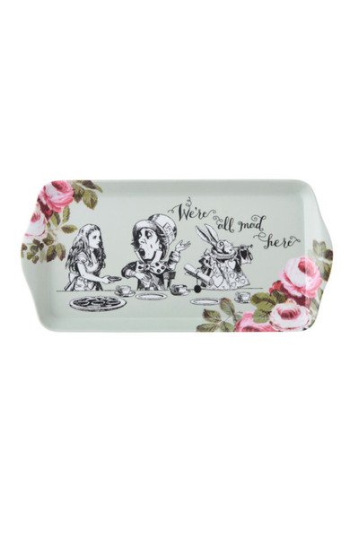 MIKASA x V&A Alice in Wonderland Melamin Servis Tepsisi 31x15cm