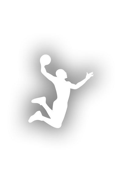 Reysa Tasarım Basketball Silhouette Car Sticker 17X17 cm White