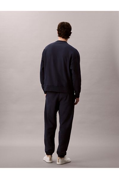 Calvin Klein Men Dark Sapphire Premium Terry Monogram Jogger