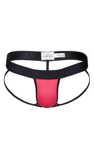 NazikEndam Dore Anse Men's Polyamide Supported Panties String 1219 Fusya