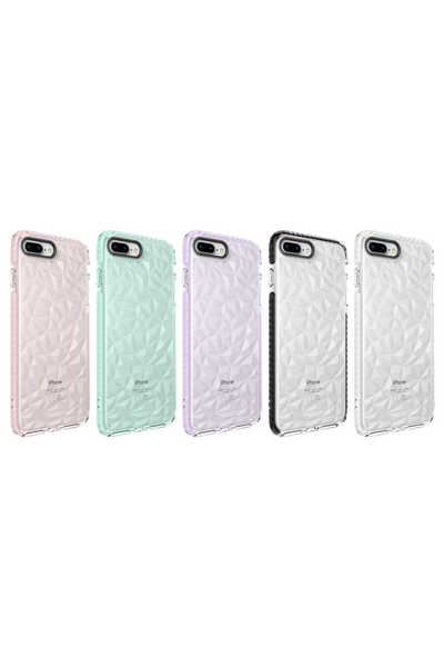 BUTAM BİLİŞİM iPhone 8 Plus Case Buzz Cover - Green