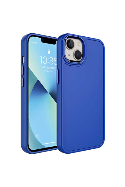 BUTAM BİLİŞİM حافظة بوتوكس صلبة لهاتف iPhone 14 مع إطار معدني متوافق مع تصميم...