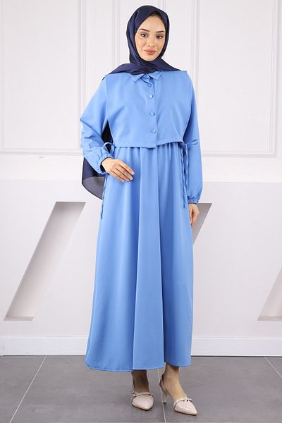 İmajButik Σετ με πουλόβερ Indigo Shirt και φόρεμα