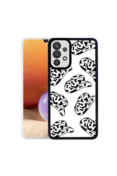 BUTAM BİLİŞİM Galaxy A32 4g Case M-Fit Patterned Cover - Line No5