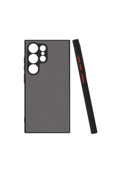 BUTAM BİLİŞİM حافظة هوكس المتوافقة مع هاتف جالاكسي S24 الترا - أسود