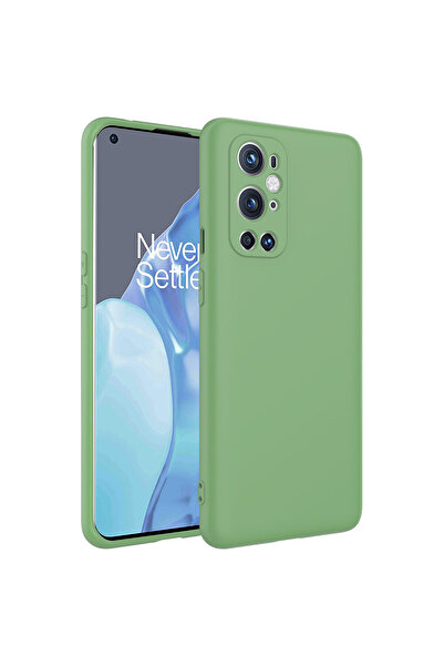 BUTAM BİLİŞİM One Plus 9 Pro Case Mara Launch Cover - Light Green