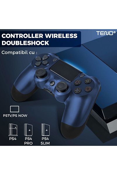 Teno Wireless Controller For Console, Compatible Ps4/Ps5/Xbox/Switch/Pc, White