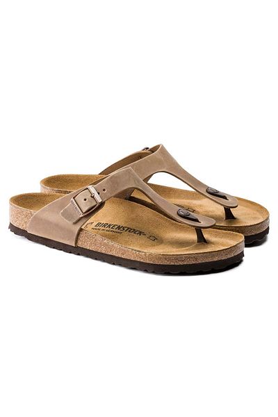 Birkenstock Unisex Slippers, Birkenstock, Gizeh Natural 943813