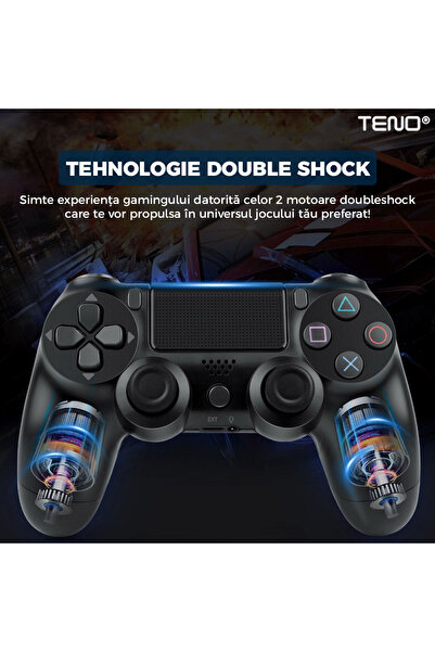 Teno Wireless Controller For Console, Compatible Ps4/Ps5/Xbox/Switch/Pc, Gray
