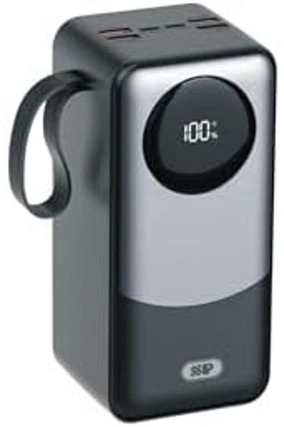 SP ISNUP ISNUP SP 40000 (PD 22.5W+ USB 4) Power Bank with Digital Display