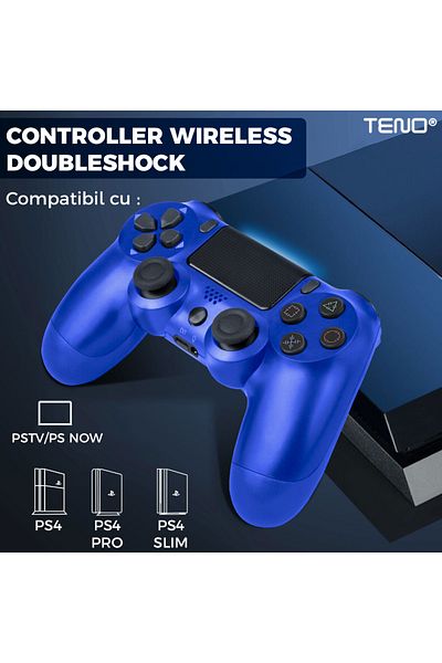 Teno Wireless Controller For Console, Compatible Ps4/Ps5/Xbox/Switch/Pc, Pink