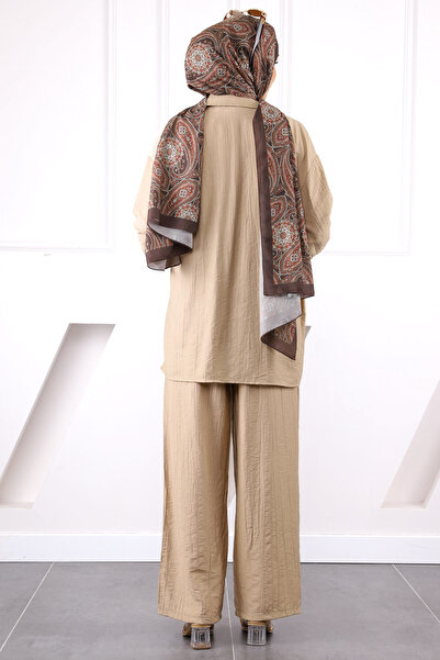 İmajButik Σετ παντελονιού Mink Kimono Modal