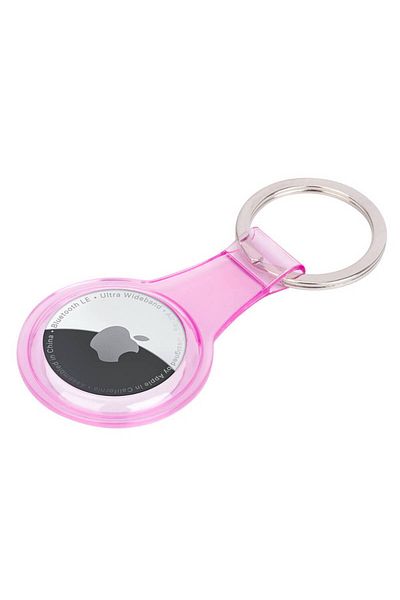 Kılıfist Klfs Airtag 07 Compatible Silicone Keychain-Pink