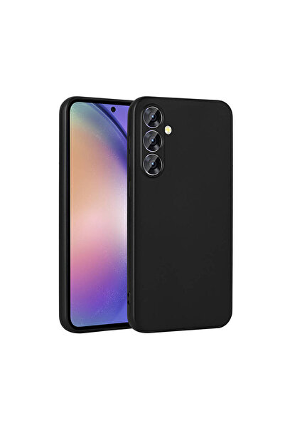 BUTAM BİLİŞİM غطاء سيليكون لهاتف جالاكسي A55 بريميير - أسود