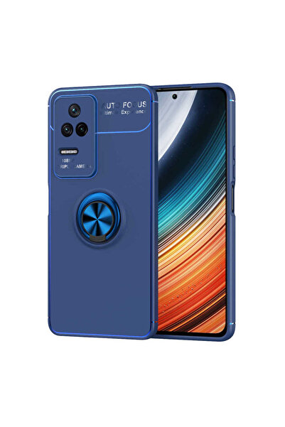 BUTAM BİLİŞİM غطاء سيليكون لهاتف بوكو F4 من رافيل - أزرق