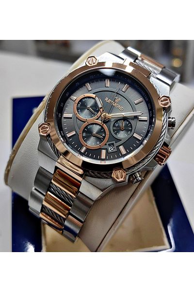 Raymond Steel Men's Wristwatch