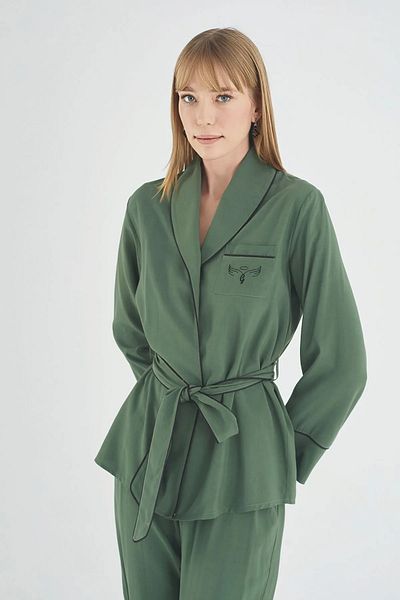 Sevim Sevi̇m 21199 Embroidered Pants Suit 25Y