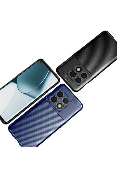 BUTAM BİLİŞİM One Plus 10 Pro Case  Silicone Cover - Navy Blue