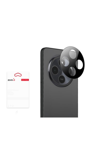 Kılıfist Xiaomi Redmi 14C 4G متوافق مع زجاج الكاميرا ثلاثي الأبعاد KLFS - أسود
