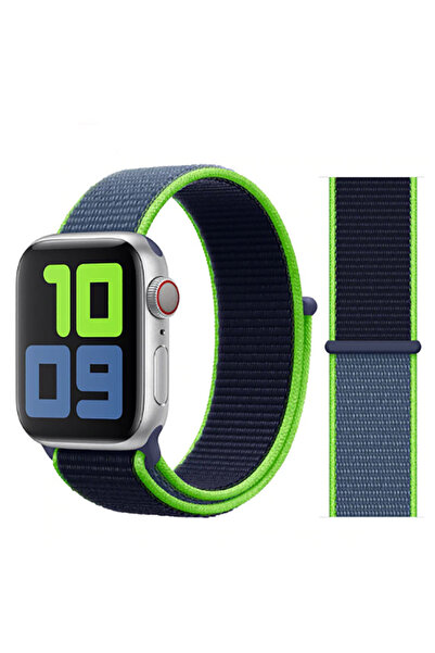 BUTAM BİLİŞİM ساعة متوافقة مع حبل شبكي KRD-03 مقاس 40 ملم - 57 ليموني