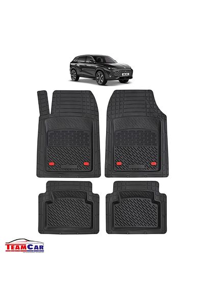 TEAMCAR ® Car Mats Tray Type Compatible With Mg Hs Mk1 Suv (2018–2024)
