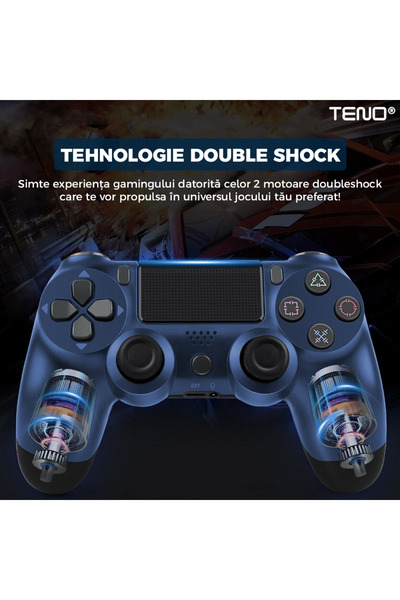 Teno Wireless Controller For Console, Compatible Ps4/Ps5/Xbox/Switch/Pc, White