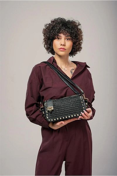 ÇÇS Black Women's Hand and Shoulder Bag 17961