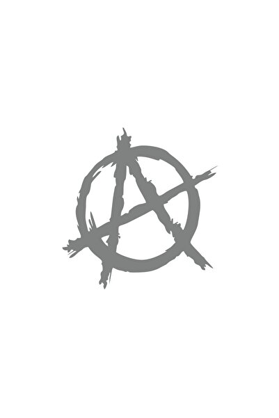 Reysa Tasarım ملصق سيارة أيقونة الفوضى مقاس 17 × 17 سم باللون الرمادي