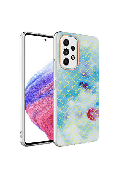 BUTAM BİLİŞİM غطاء حماية لهاتف جالاكسي A73 بيلا - أزرق