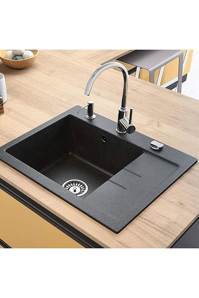 OEM Sink strainer, Stainless steel/Rubber, 79.3 mm, Silver